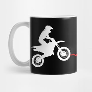 bikers heartbeat Mug